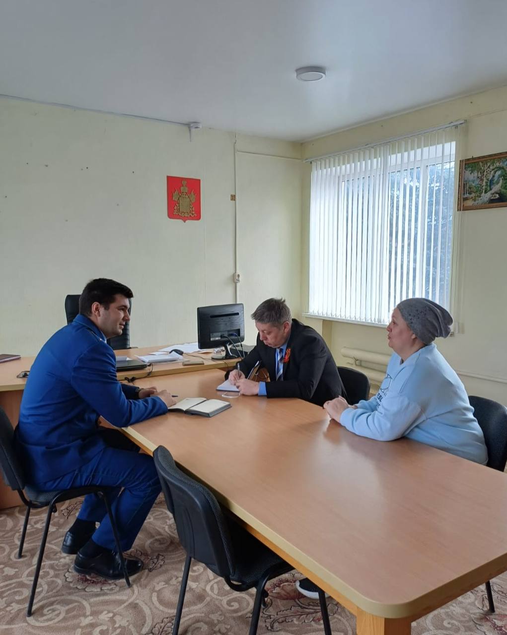 Прокуратурой Успенского района проведен прием граждан в отдаленном сельском поселении